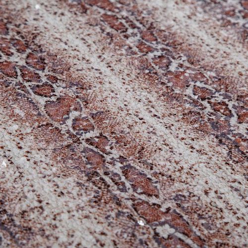 Пайетки на сетке 055-16470 молочный принтованный