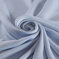 Крепдешин шелковый 028-14724 разбеленный серо-голубой однотонный