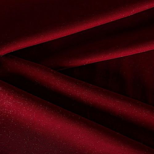 Бархат 002-04466 гранатовый однотонный