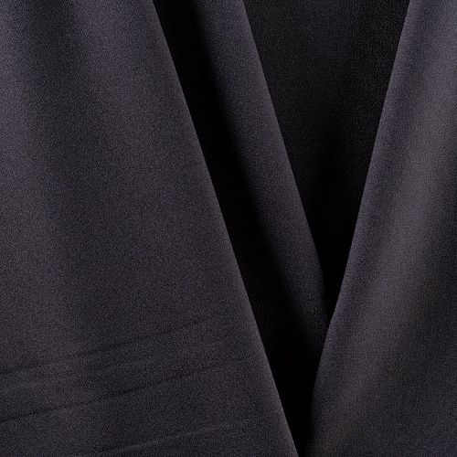 Креп 026-01684 черный однотонный