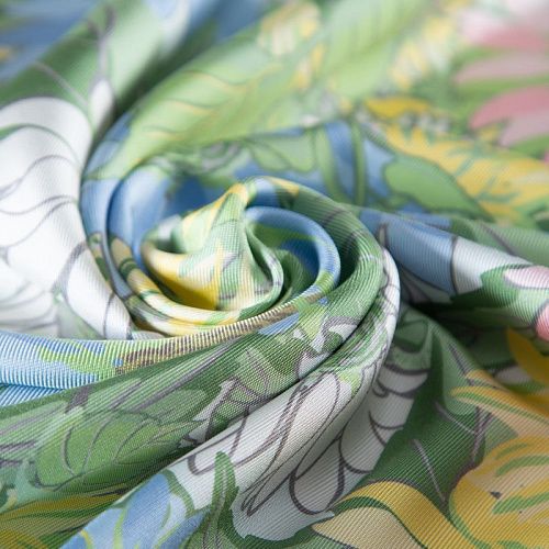 Твил-шелк натуральный 064-19931 мультиколор