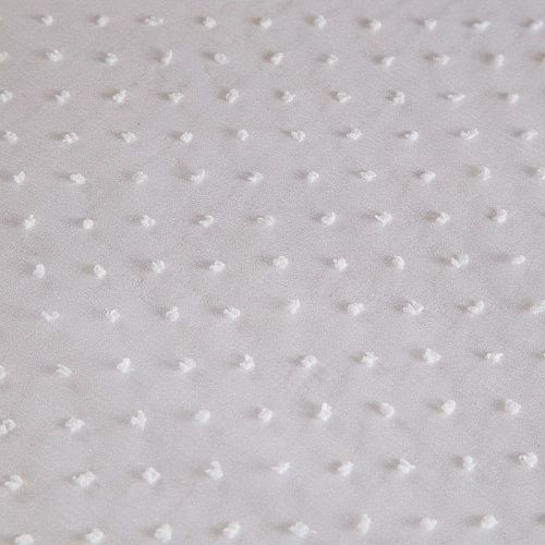 Органза с флоком 039-17654 теплый белый