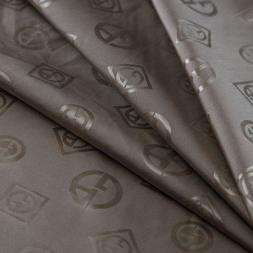 Ткань плащевая Armani 042-16568 темное-серебро