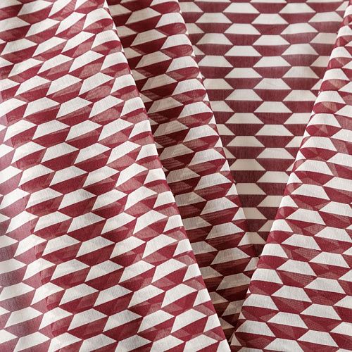 Батист 003-07822 молочный принтованный