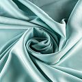 Креп-сатин стрейч К33-842 мятный однотонный