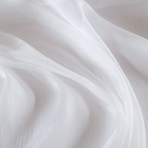 Органза 039-18809 белый однотонный