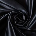 Сатин стрейч 001-07712 черный однотонный