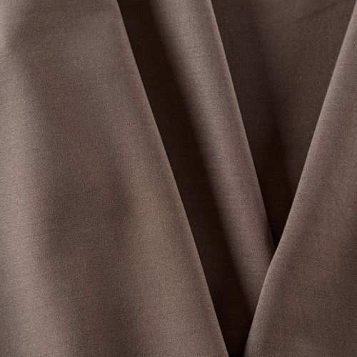 Ткань костюмная 025-09409 серо-коричневый однотонный