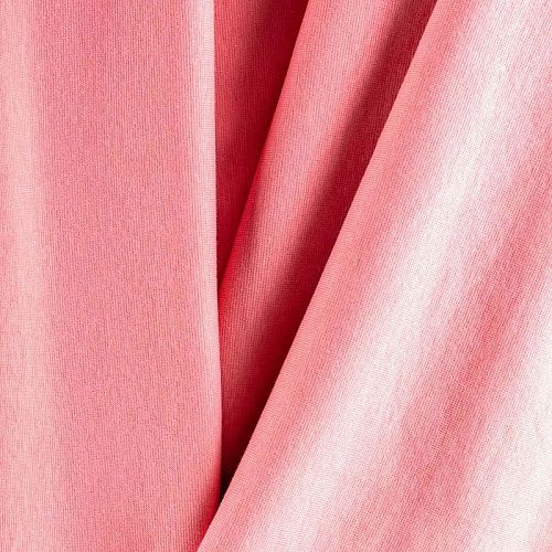 Трикотаж бесшовный (Рибана) К36-038 брусничный однотонный