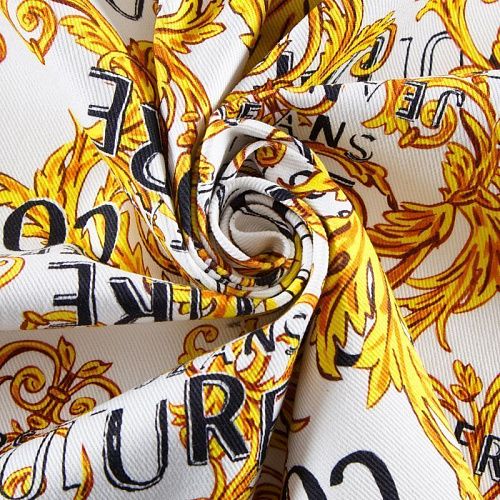 Джинс 015-12546 белый принтованный