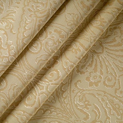 Ткань портьерная жаккард Т274-02-51 золото антик