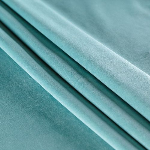 Ткань мебельная микровелюр 09-02-08959 аквамарин однотонный