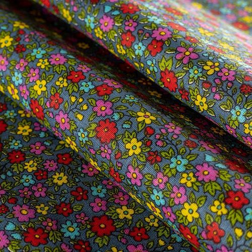 Бязь 007-00697 серый принтованный