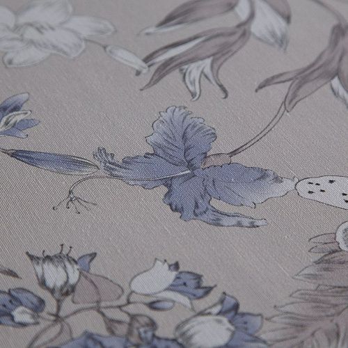 Ткань портьерная H-280 см 19-02-15867 белый песок принтованный