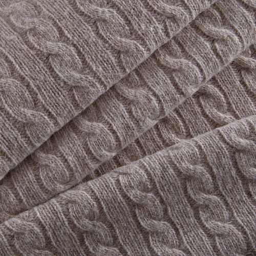 Трикотаж вязаный 056-16679 серо-бежевый